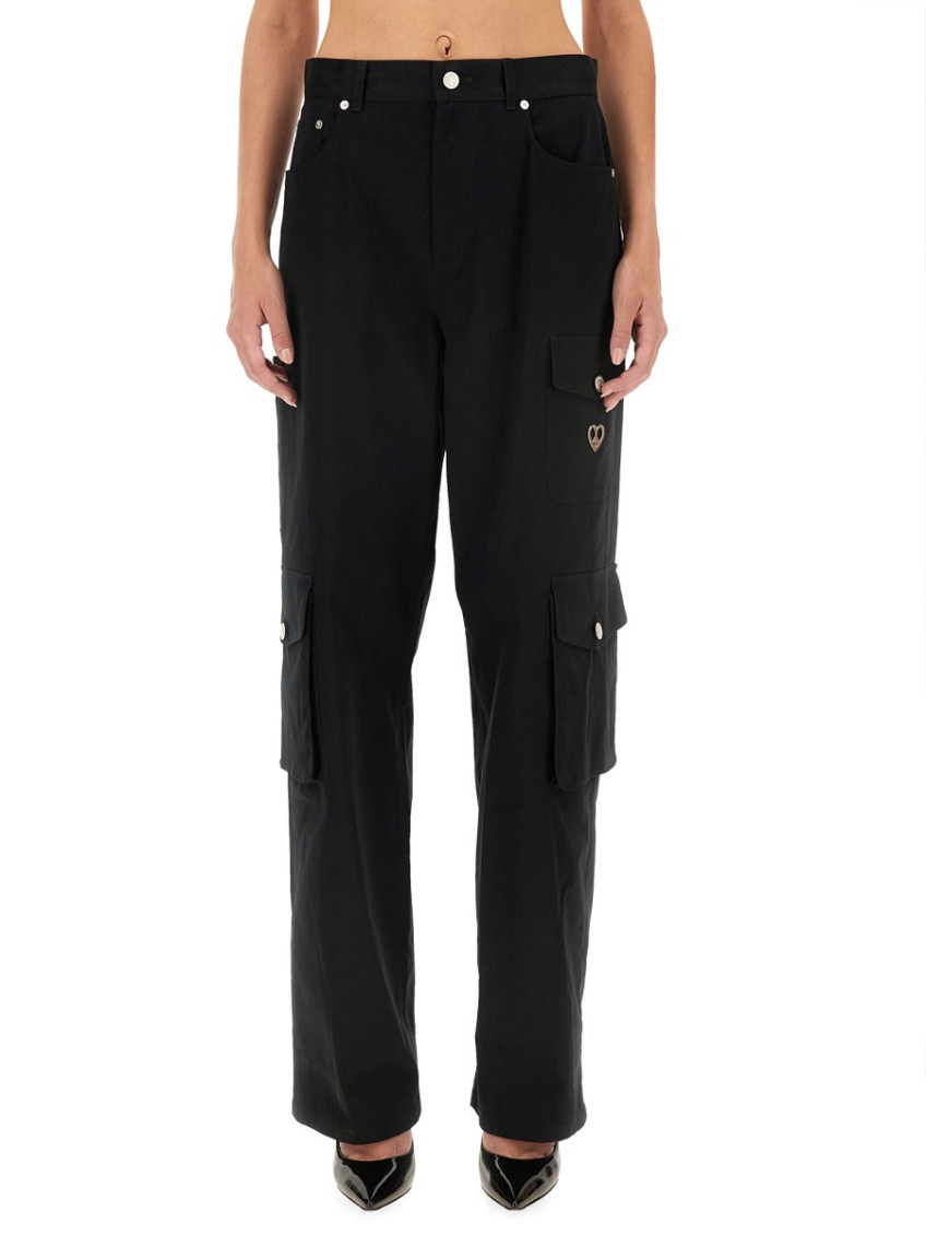 Moschino - utility cargo pants button detailing
