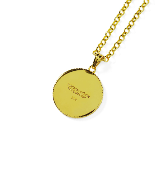 GD Dancing Bears Necklace Gold