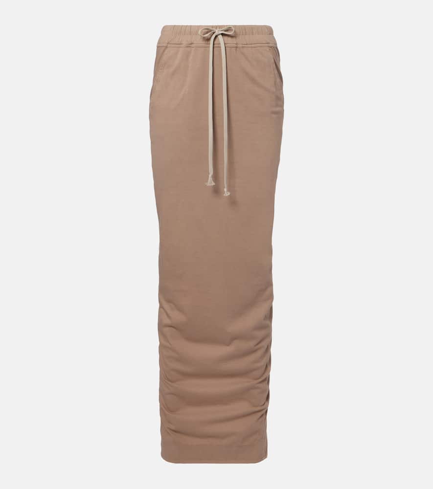 Cotton jersey maxi skirt