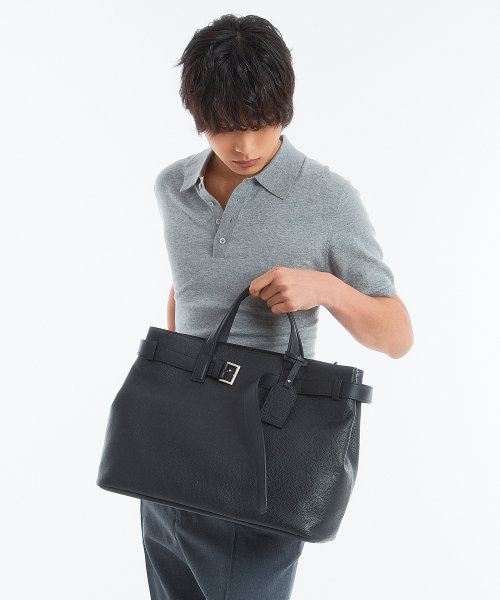 Belt Leather Tote Bag