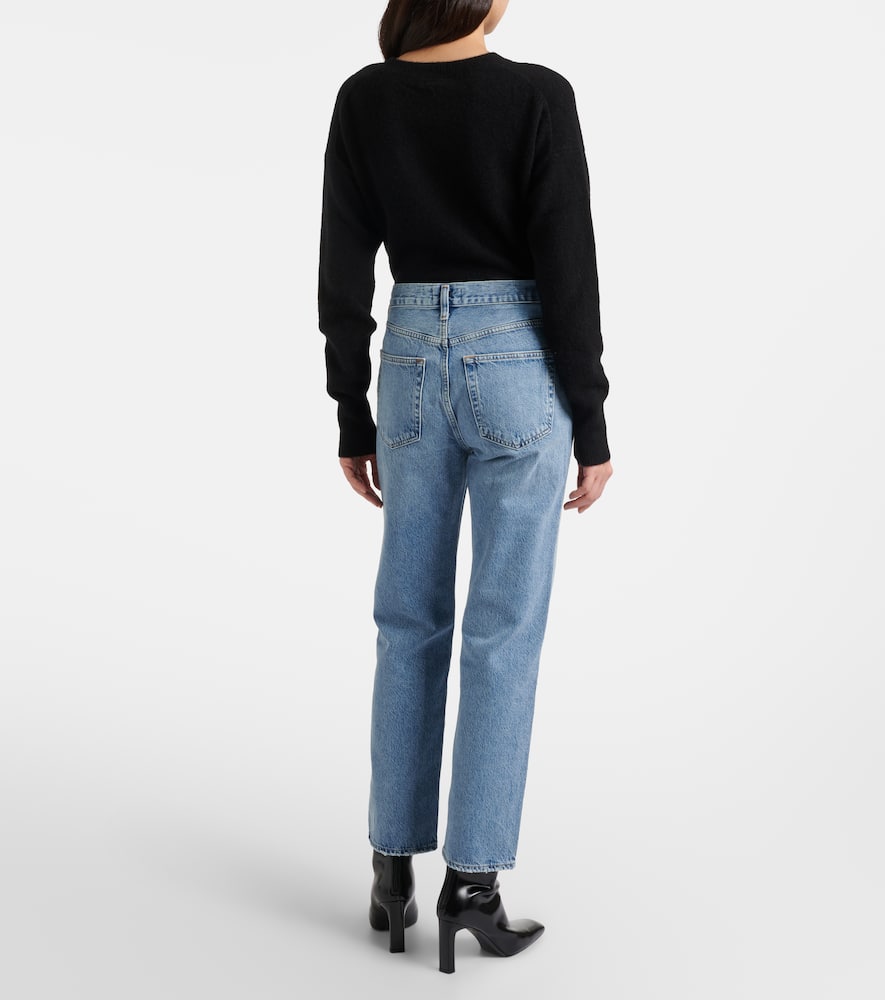 Valen high-rise straight jeans