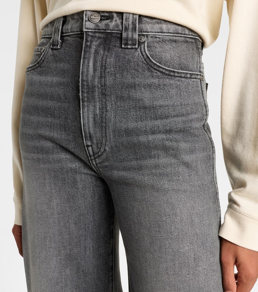Dane high-rise wide-leg jeans