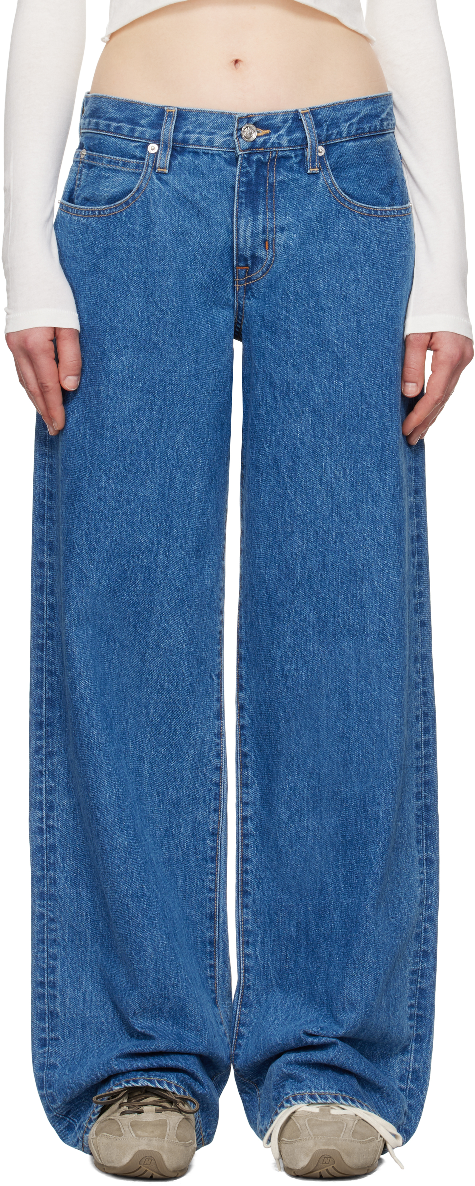 SLVRLAKE Blue Mica Jeans