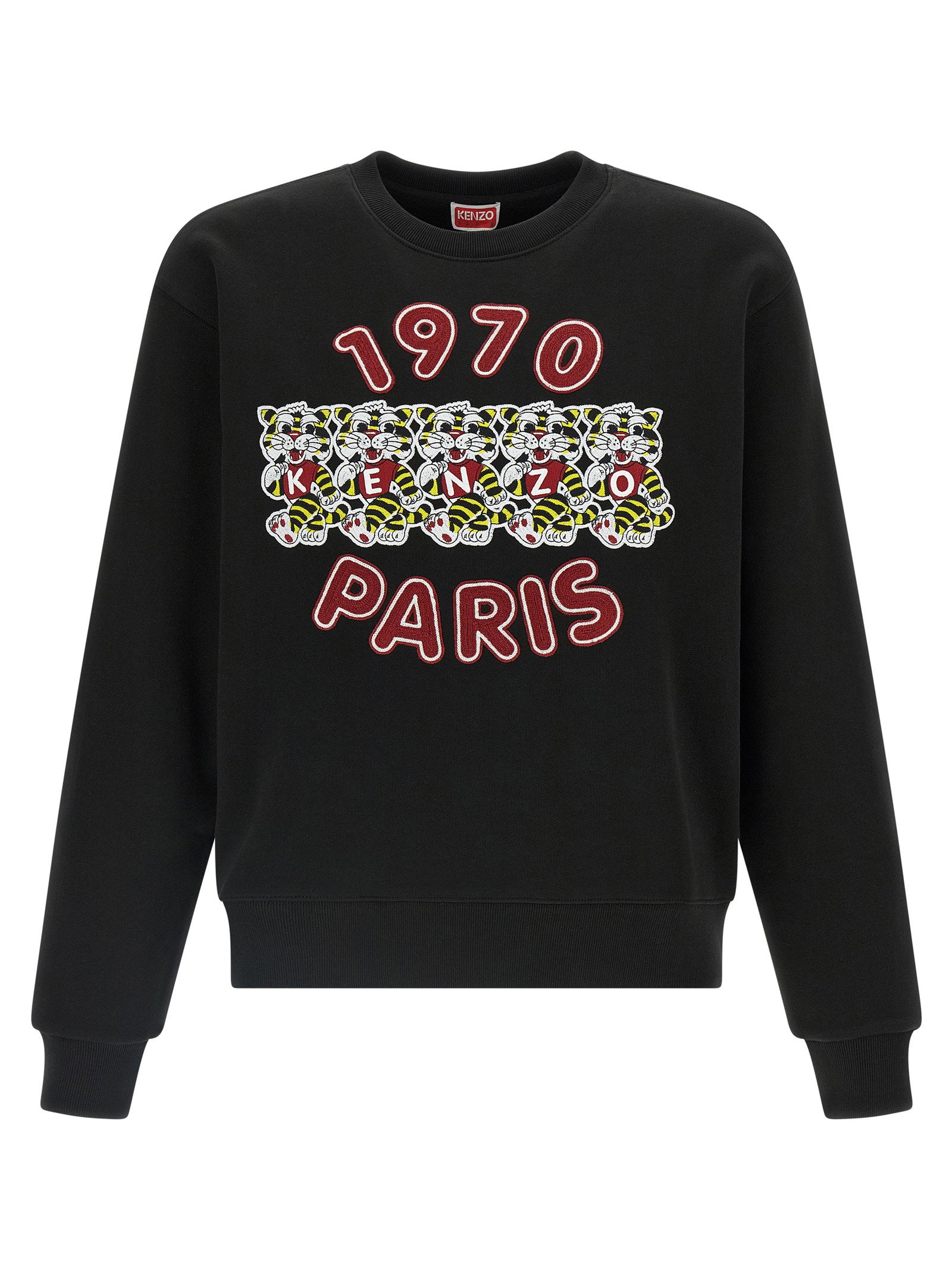 Wild Tiger Embroidered Sweatshirt