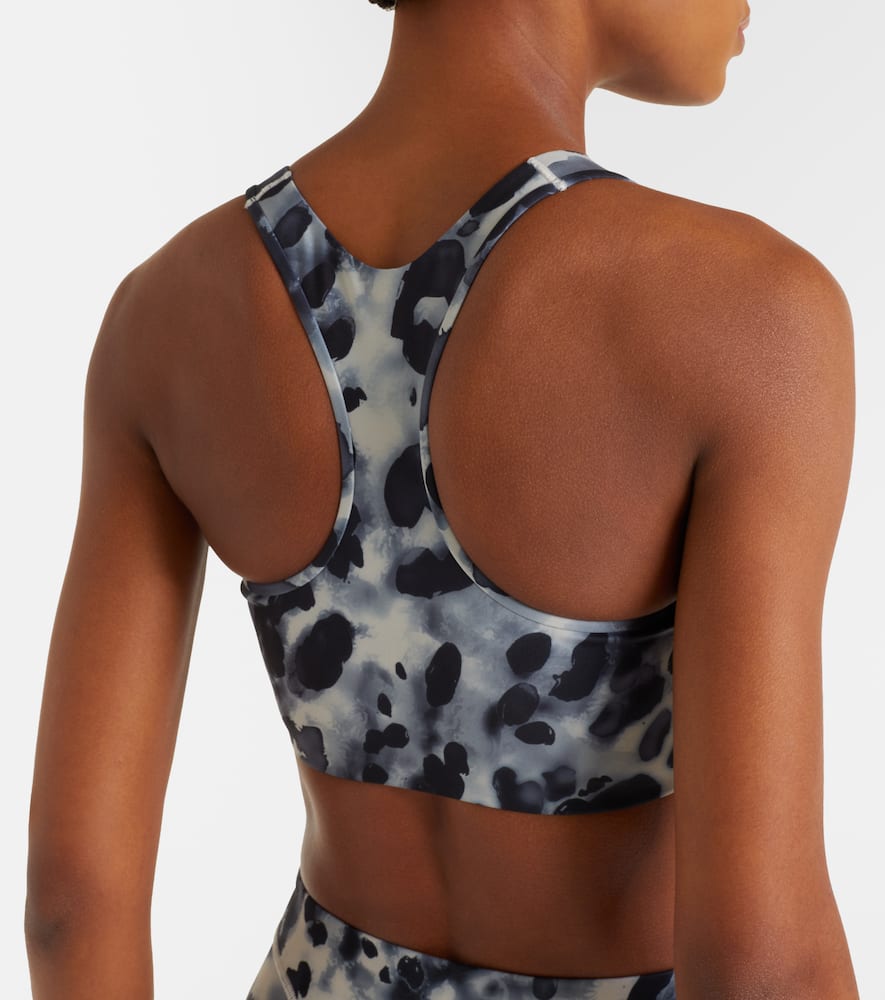 Printed sports bra