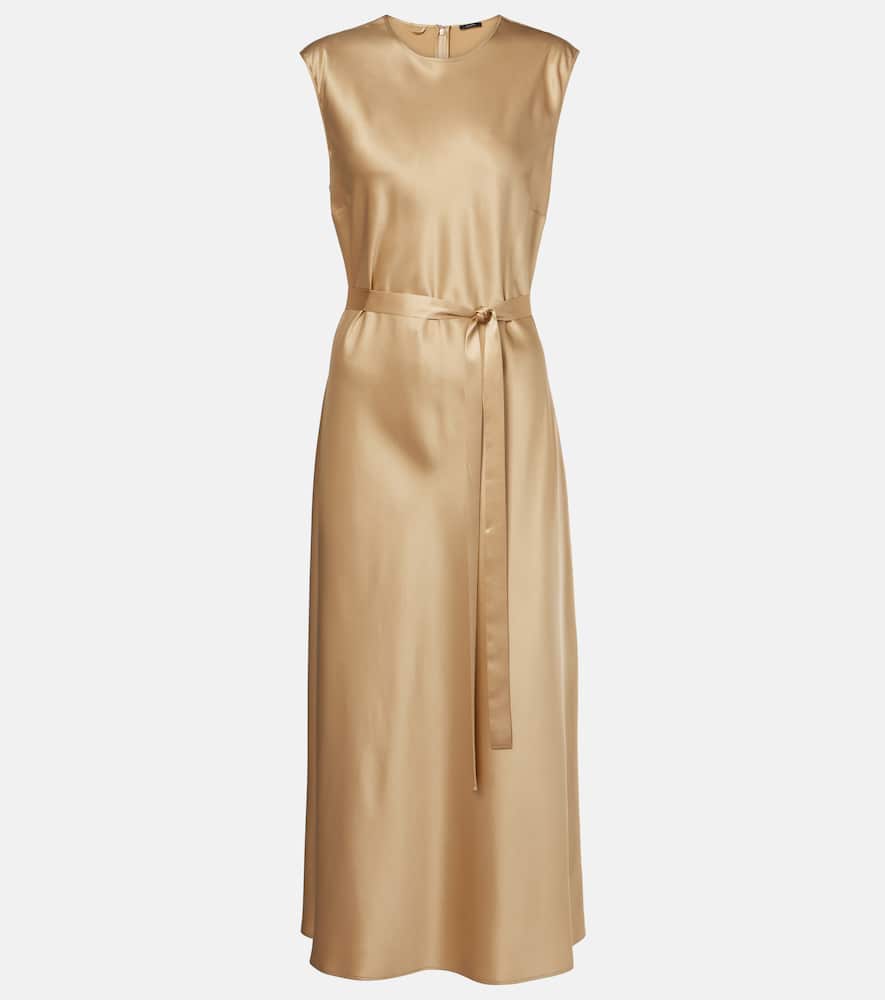 Garnier silk satin midi dress