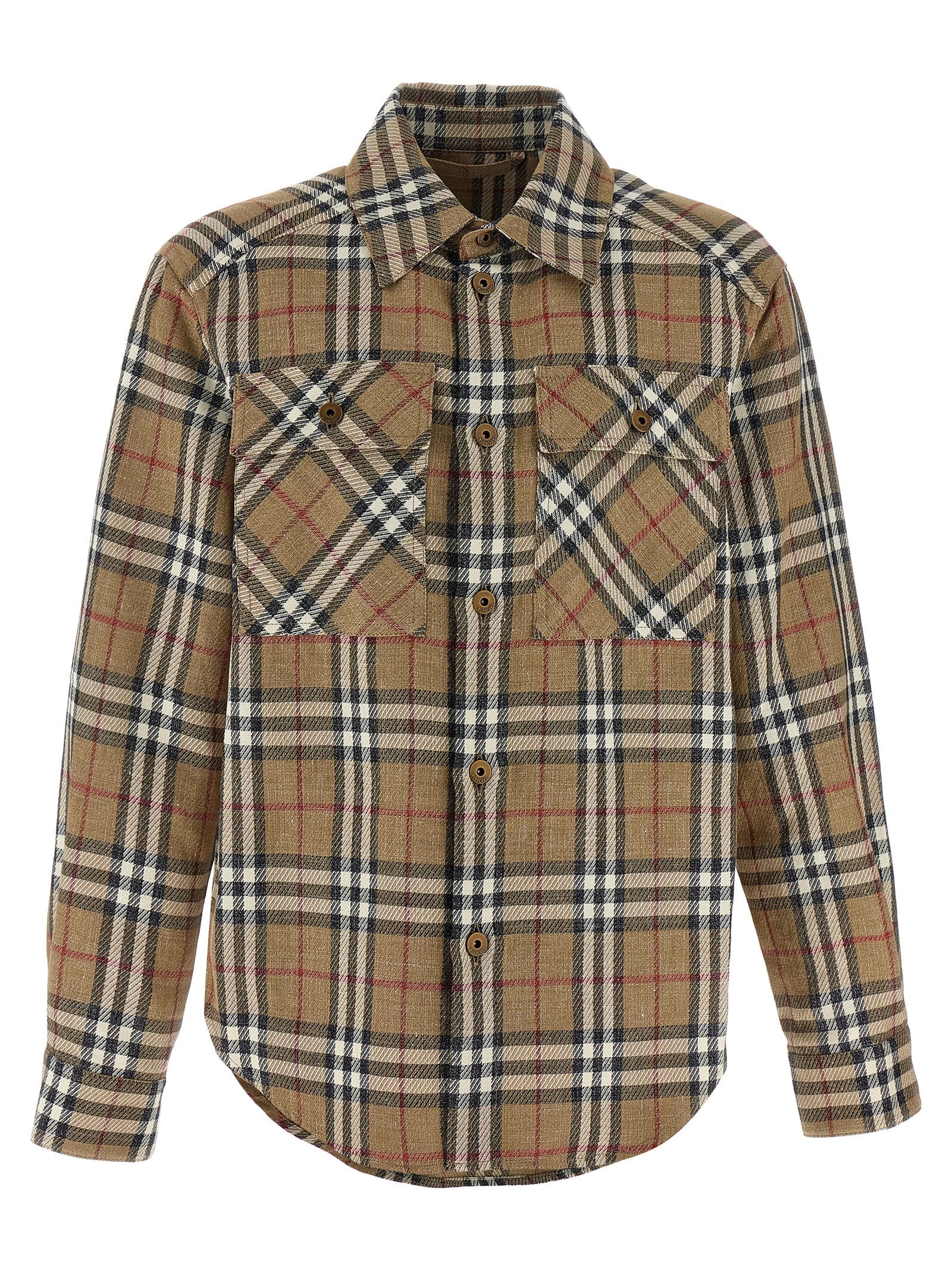 Check Shirt — Brown