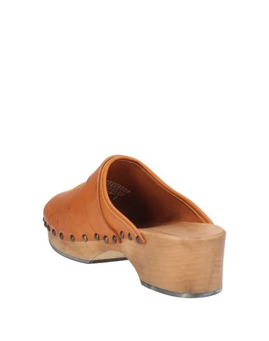 Woman Mules & Clogs Tan Size 7 Leather