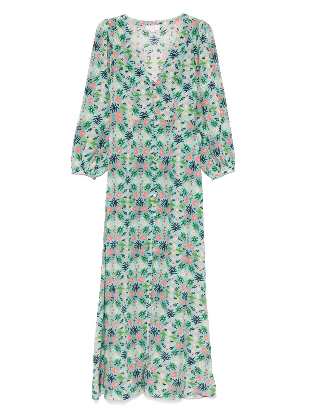 MUZUNGU SISTERS floral-print maxi dress - Blue