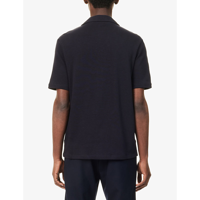 Mens Kirk Regular-Fit Cotton-Knitted Polo Shirt