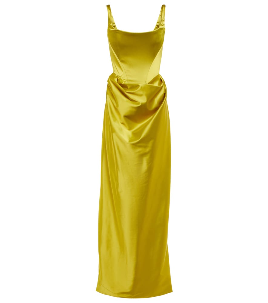 Satin gown