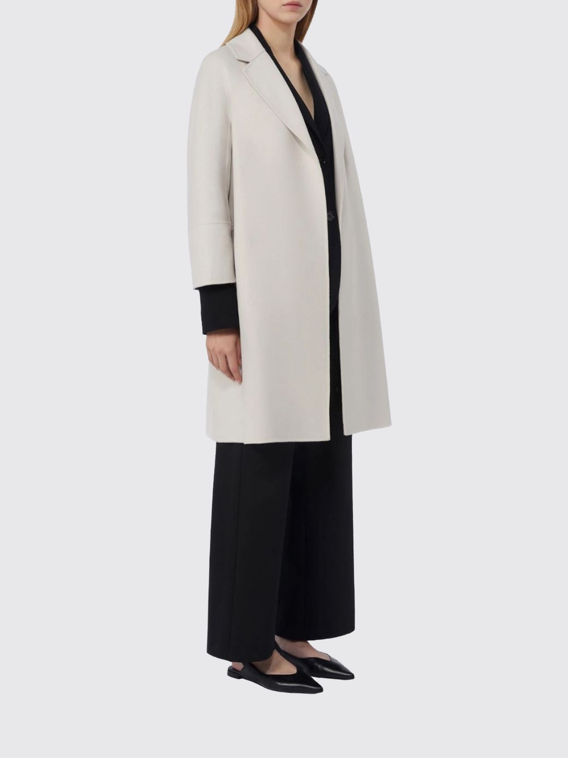 Coat Woman color Yellow Cream