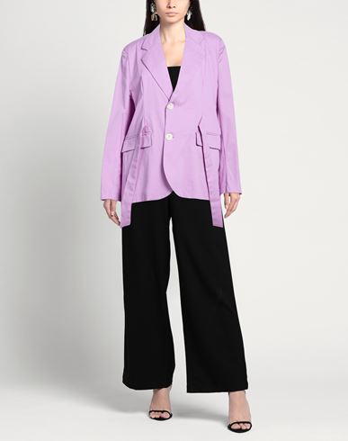 Odì Odì Woman Blazer Lilac Size S Cotton, Elastane