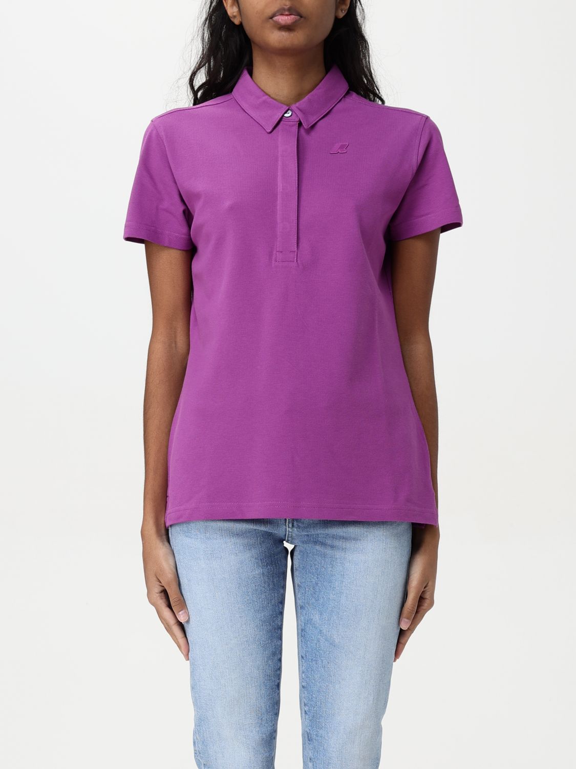 Polo Shirt K-WAY Woman color Violet