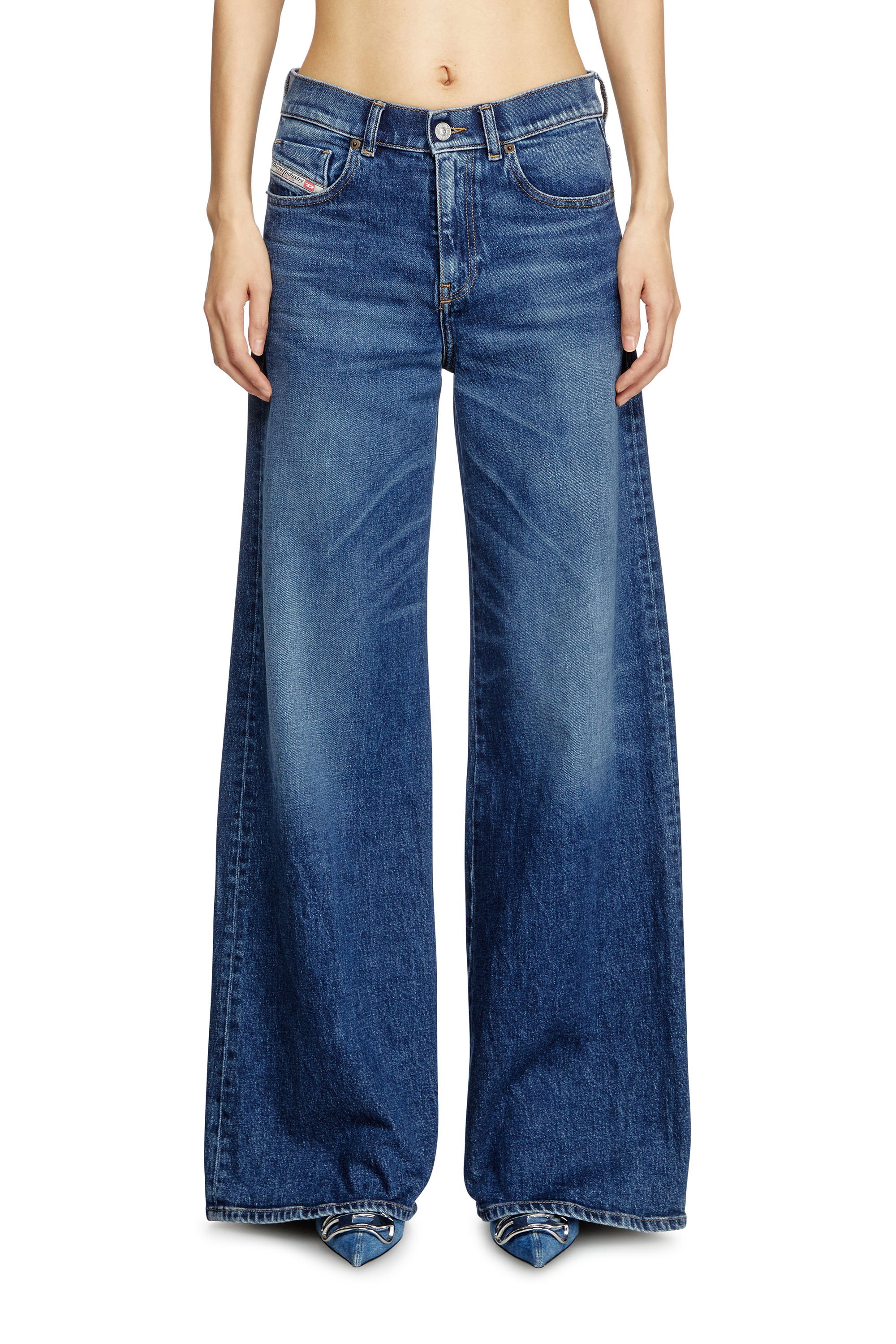 Flare Jeans - 1978 D-Akemi - Jeans - Woman - Blue