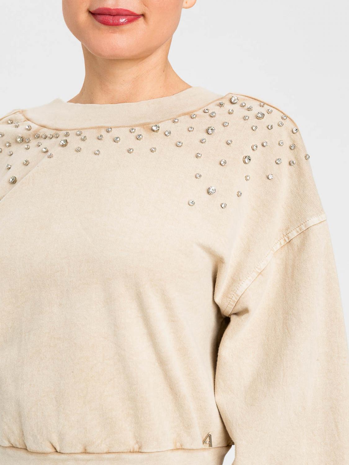 Sweatshirt Woman color Beige
