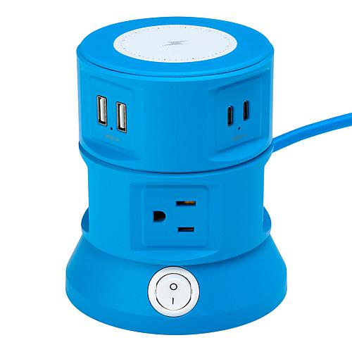 Wireless Spin Charge Tower with Surge Protection