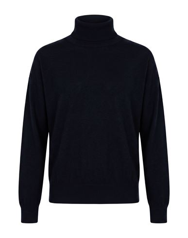 Woman Turtleneck Navy Size 8 Merino Wool