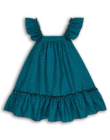 Kid Girl Kids' dress Deep teal Size 12 Polyester