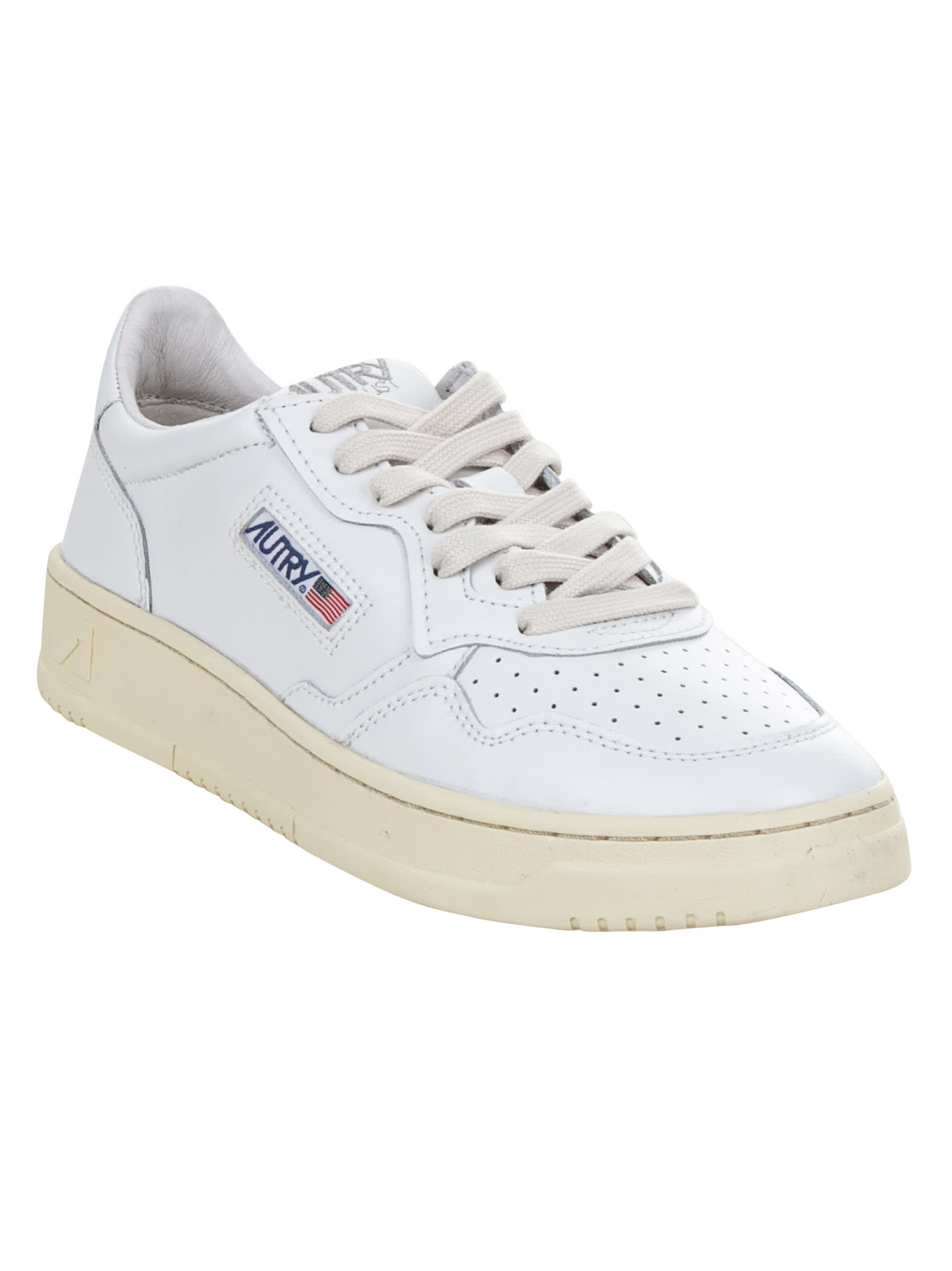 White Leather Sneakers