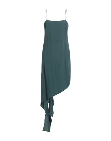 Woman Mini dress Deep teal Size 6 Acetate, Silk