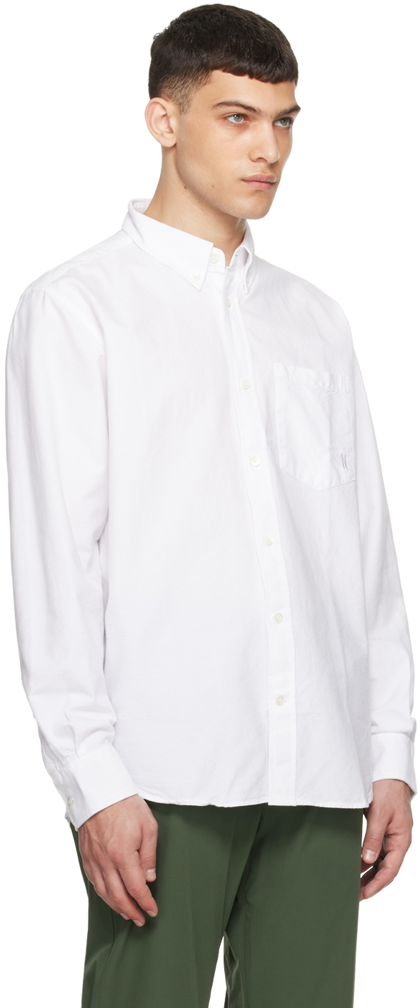 NORSE PROJECTS ホワイト Algot シャツ