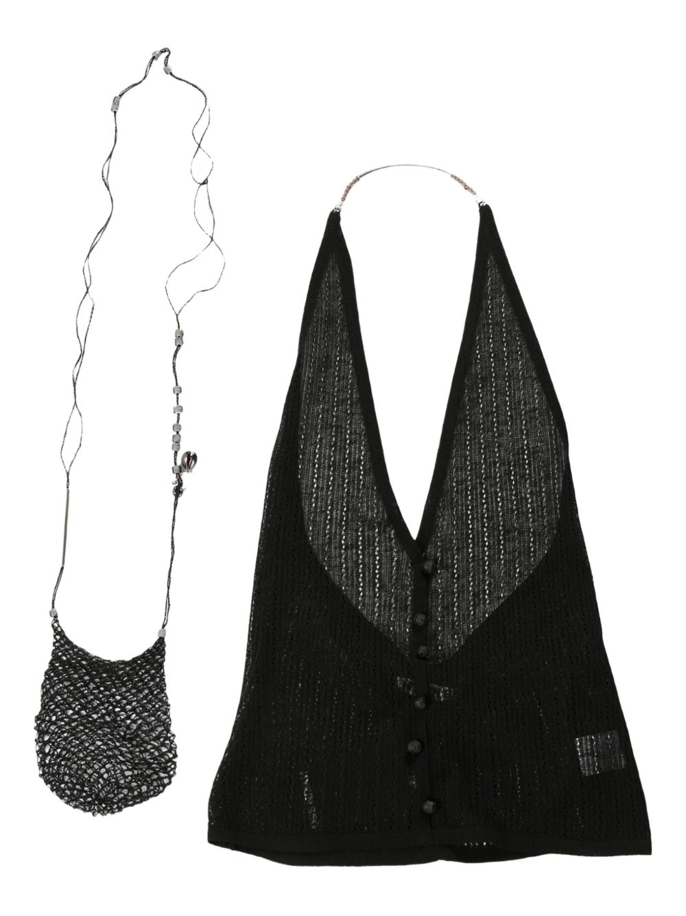 Hyein Seo silk top - Black