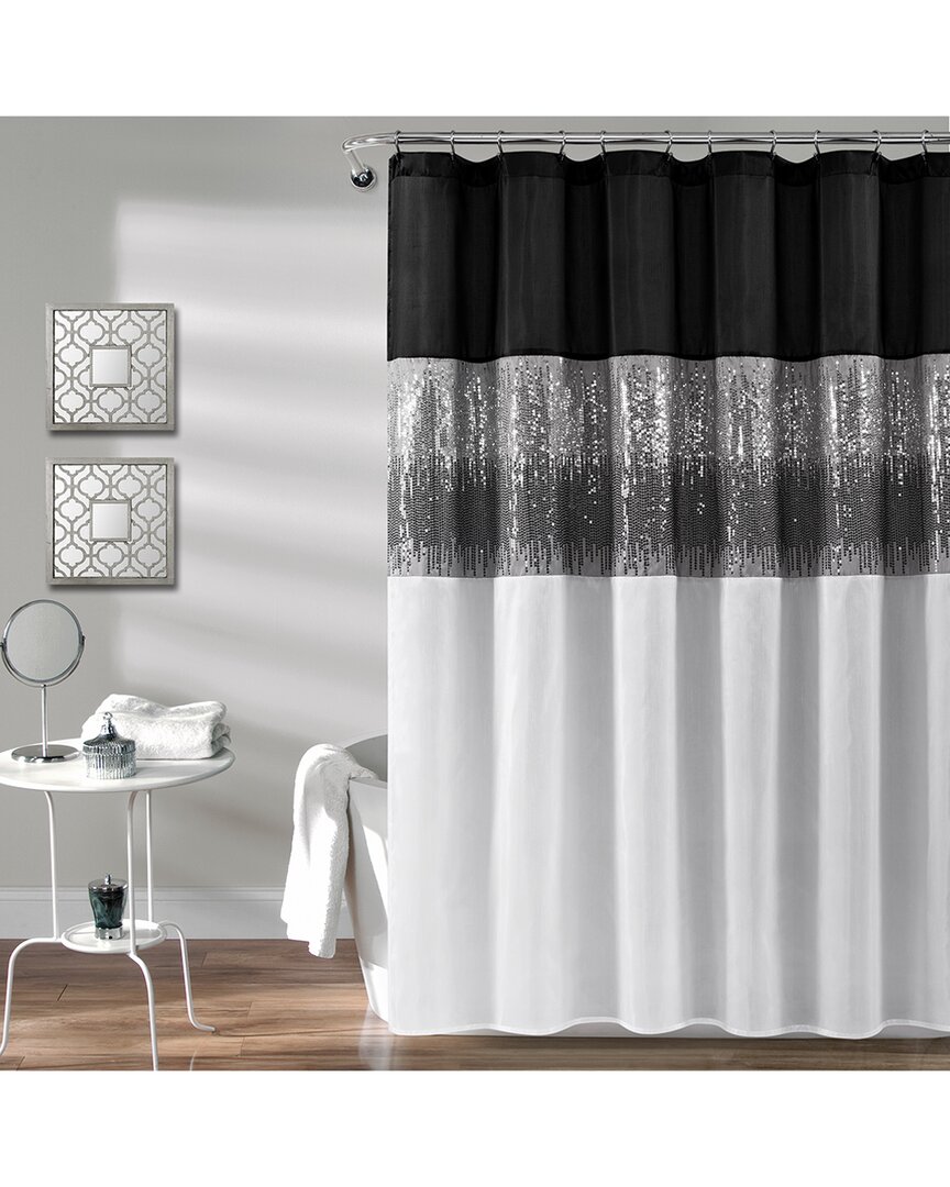 Lush Decor Fashion Night Sky Shower Curtain