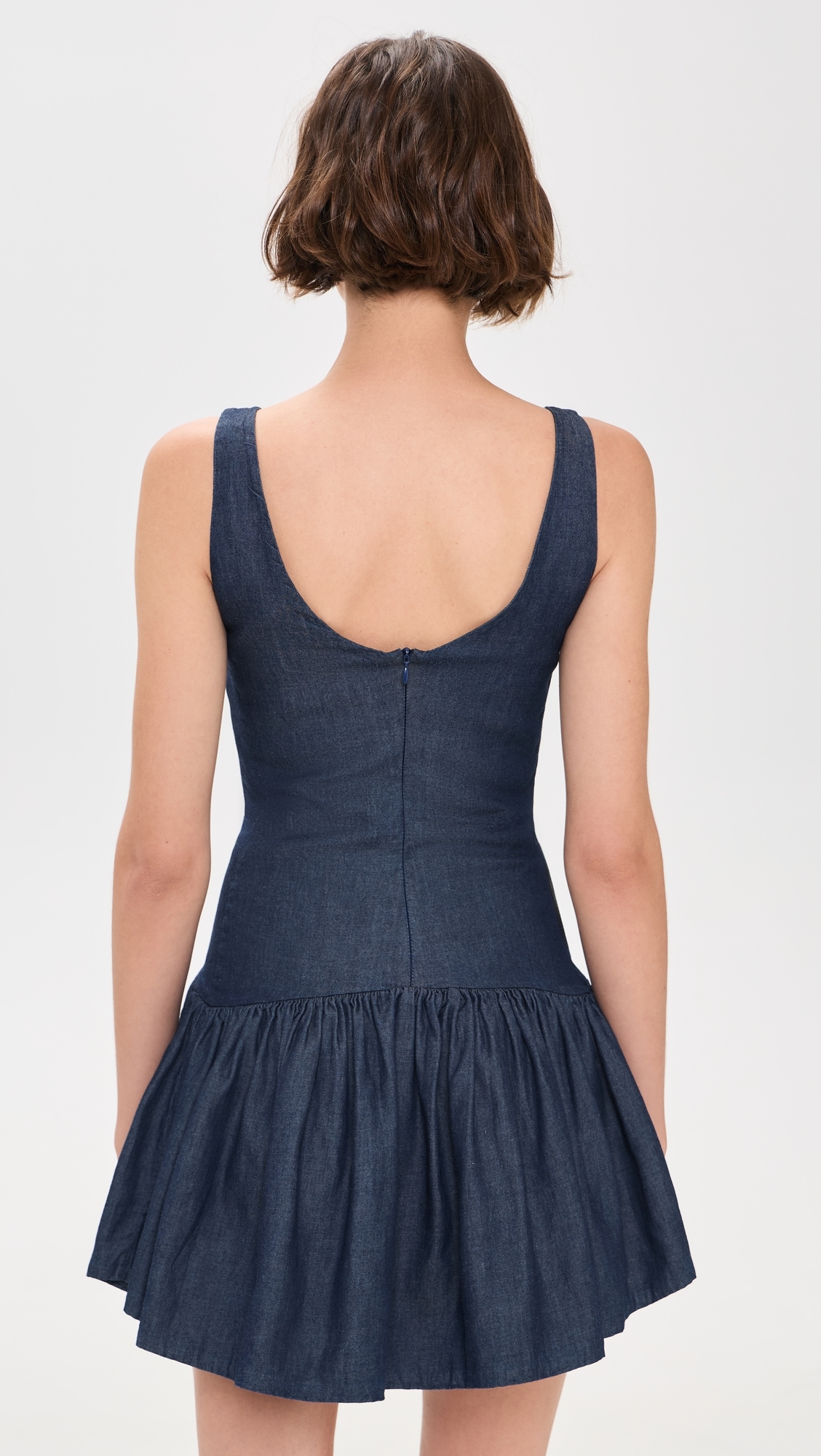 Addison Mini Dress Blue Denim