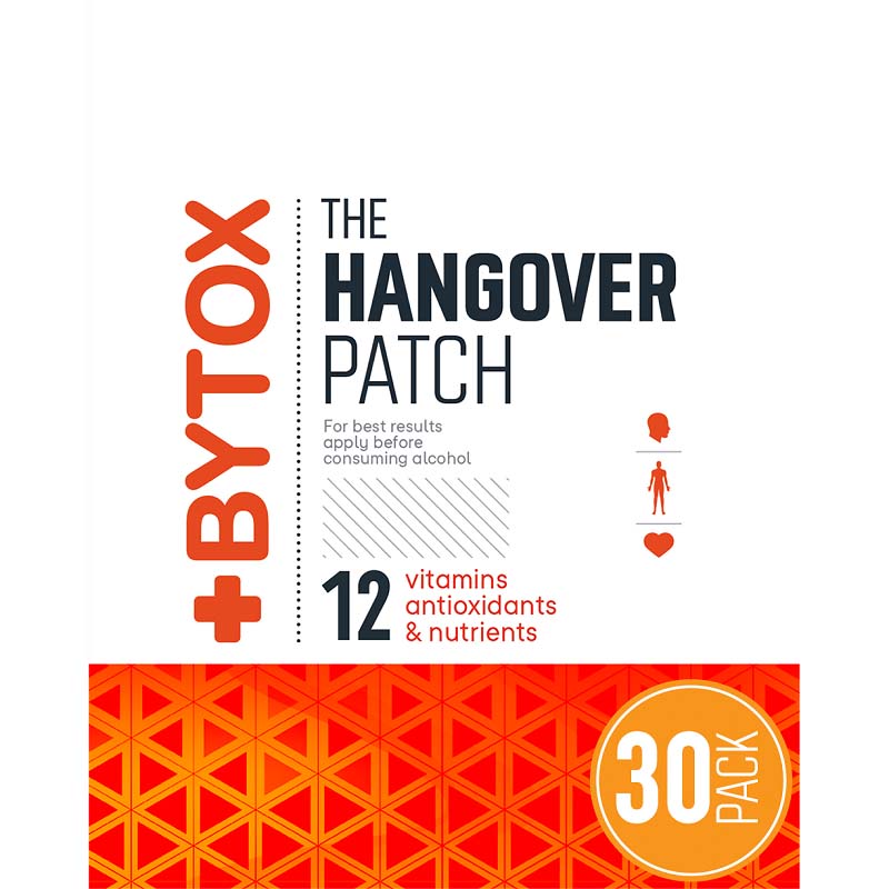 Bytox Hangover Prevention Patches In A Resealable Pouch - 30pack