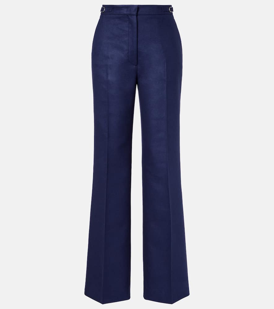 Vesta silk flared pants