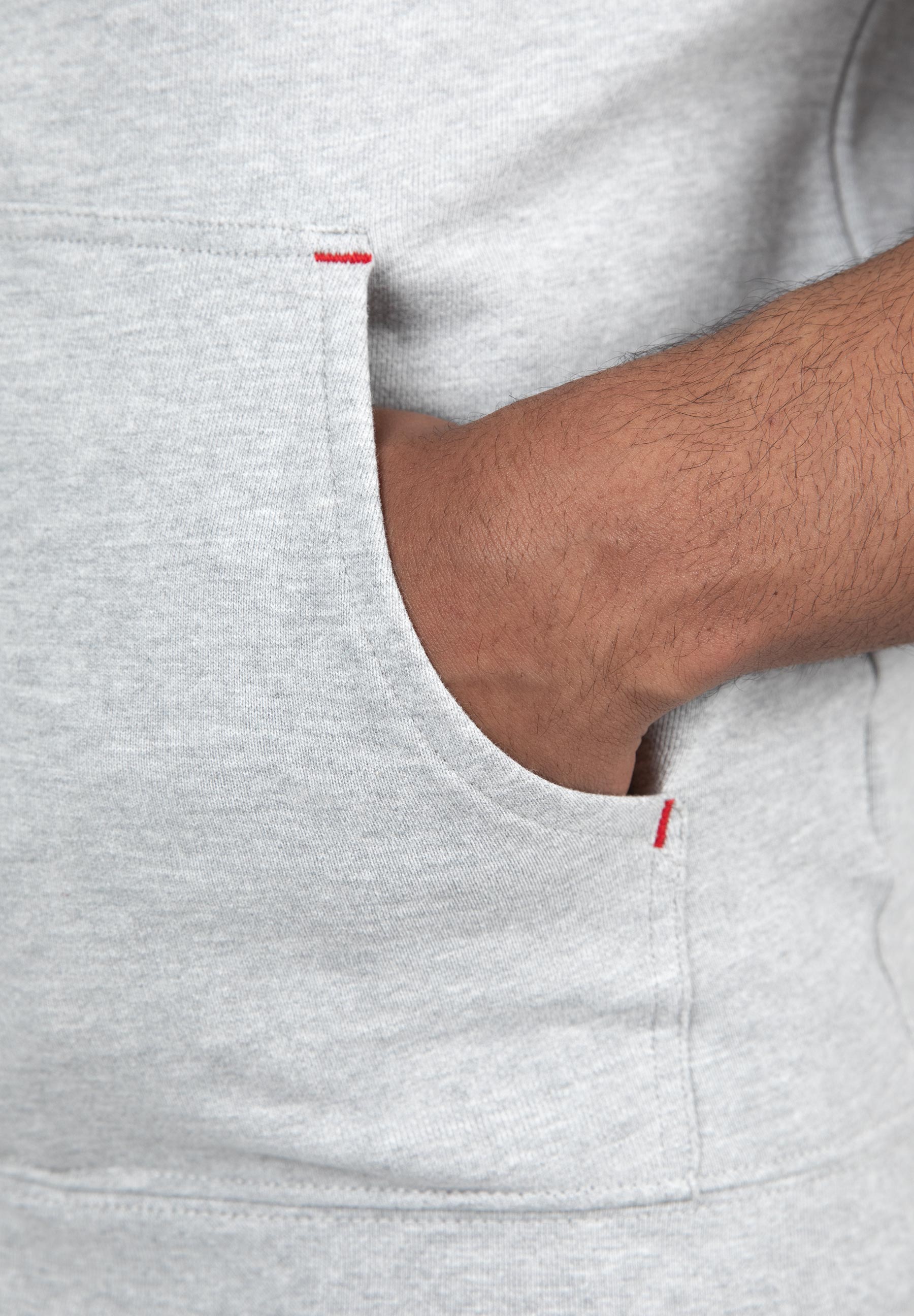 Milwaukee S/L Zipped Hoodie - Gray Melange