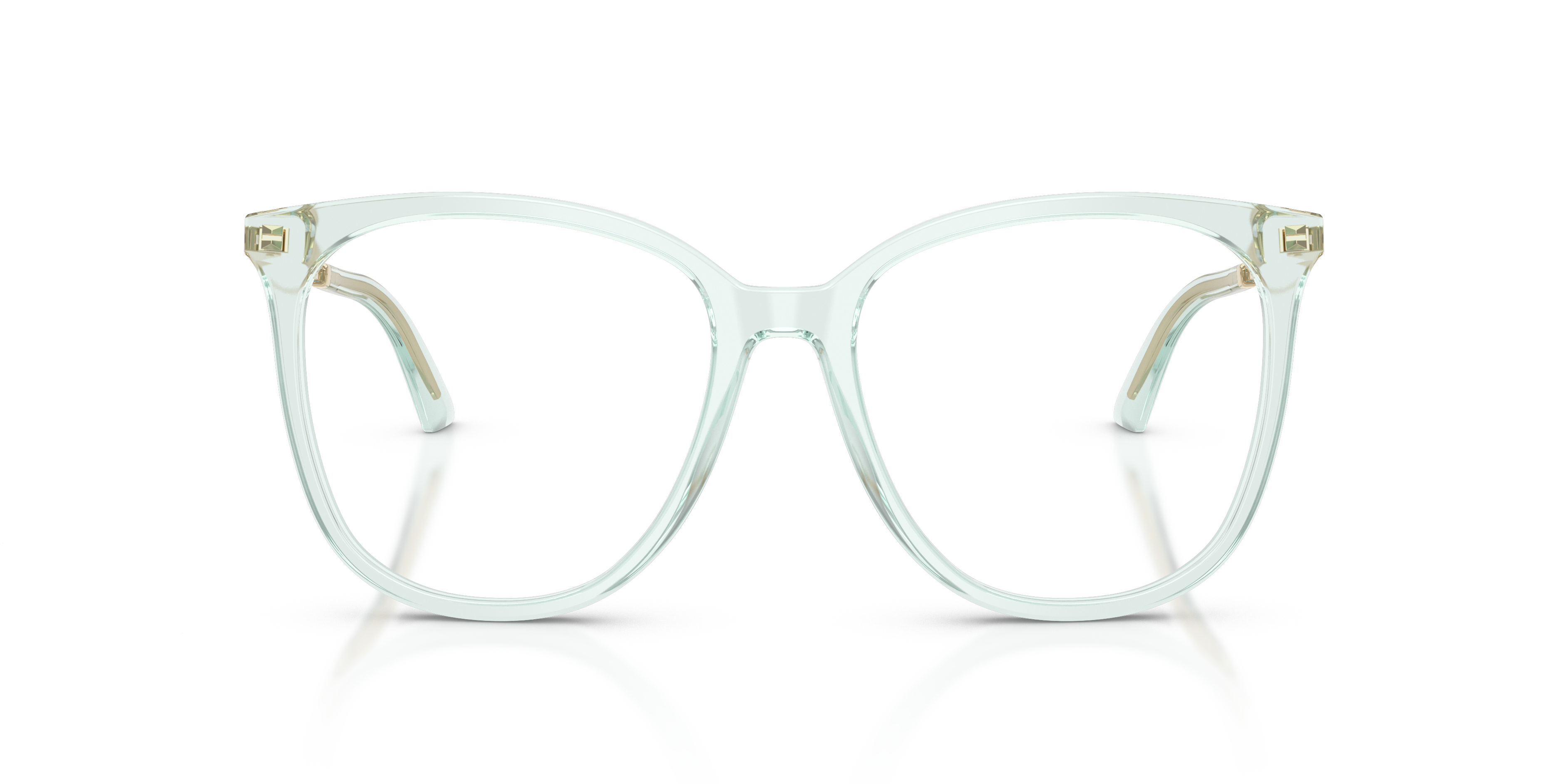 Jimmy Choo Donna Jimmy Choo JC3060 5108 Montature da vista Acetato Verde Trasparente Pantos Normale