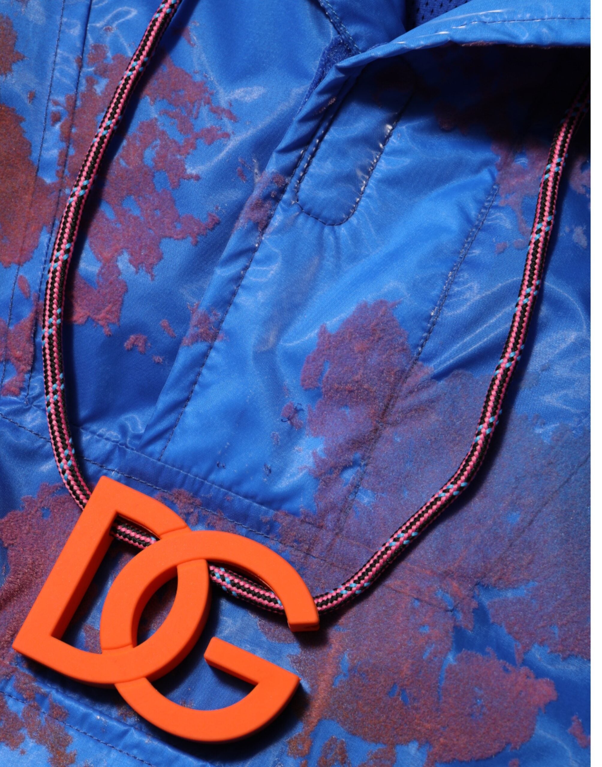Tie-Dye Logo Hooded Sweatshirt — Blue