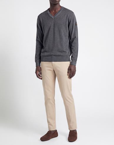 Man Sweater Grey Size S Virgin Wool