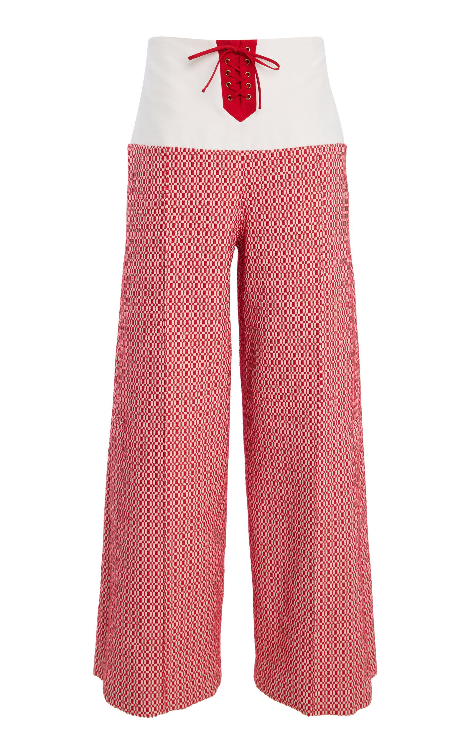 Front & Center Lace Up Woven Pants - Moda Operandi