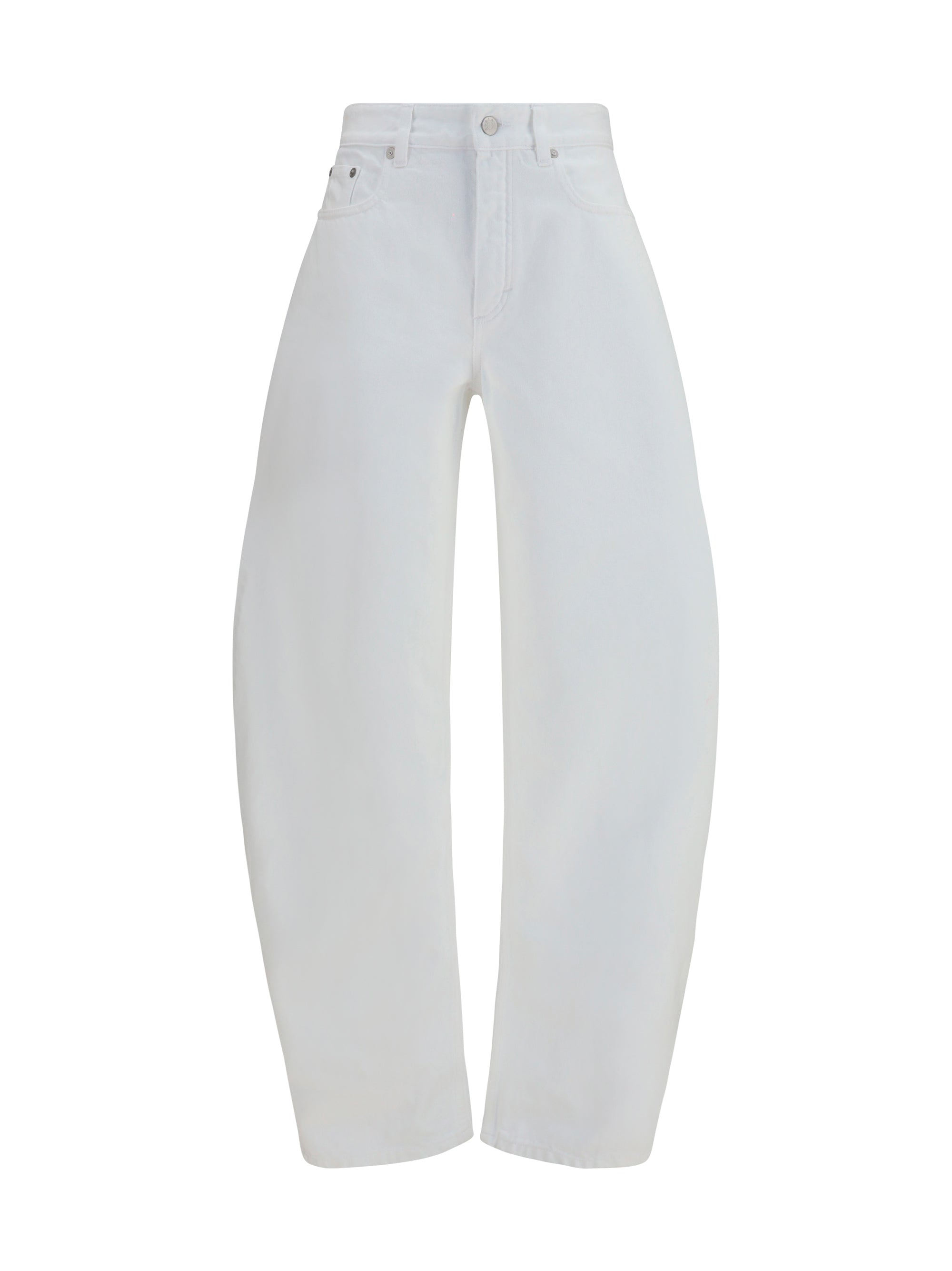 Barrel Jeans — White