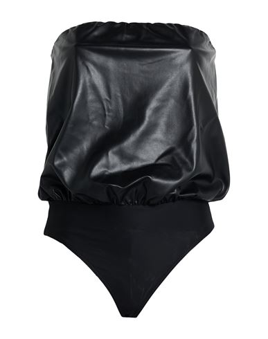 Woman Bodysuit Black Size S Polyamide