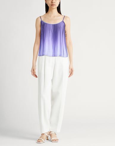 Woman Top Purple Size S Polyester