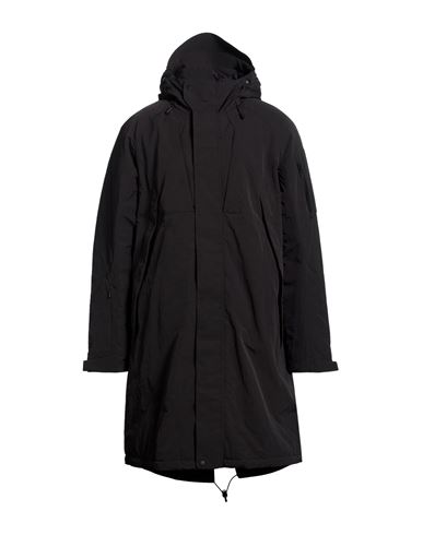 Man Coat Black Size 40 Polyamide
