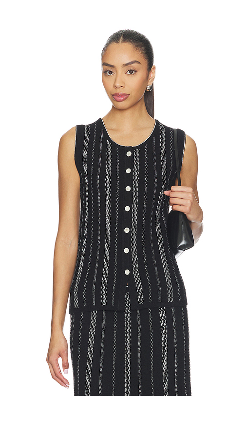 Proenza Schouler White Label Proenza Schouler Alyna Vest in Black,White. L. Also in S