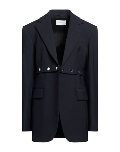 Woman Blazer Midnight blue Size 4 Virgin Wool