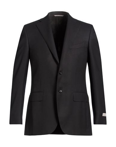 Man Blazer Black Size 34 Wool