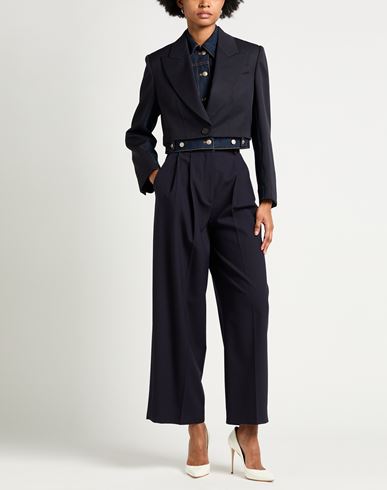 Woman Jacket Midnight blue Size 2 Wool, Cotton