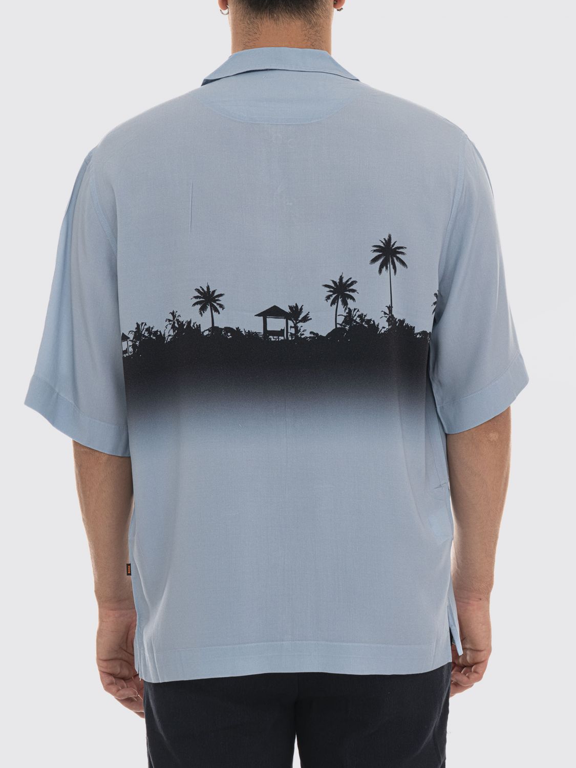 Polo Shirt Men color Sky Blue