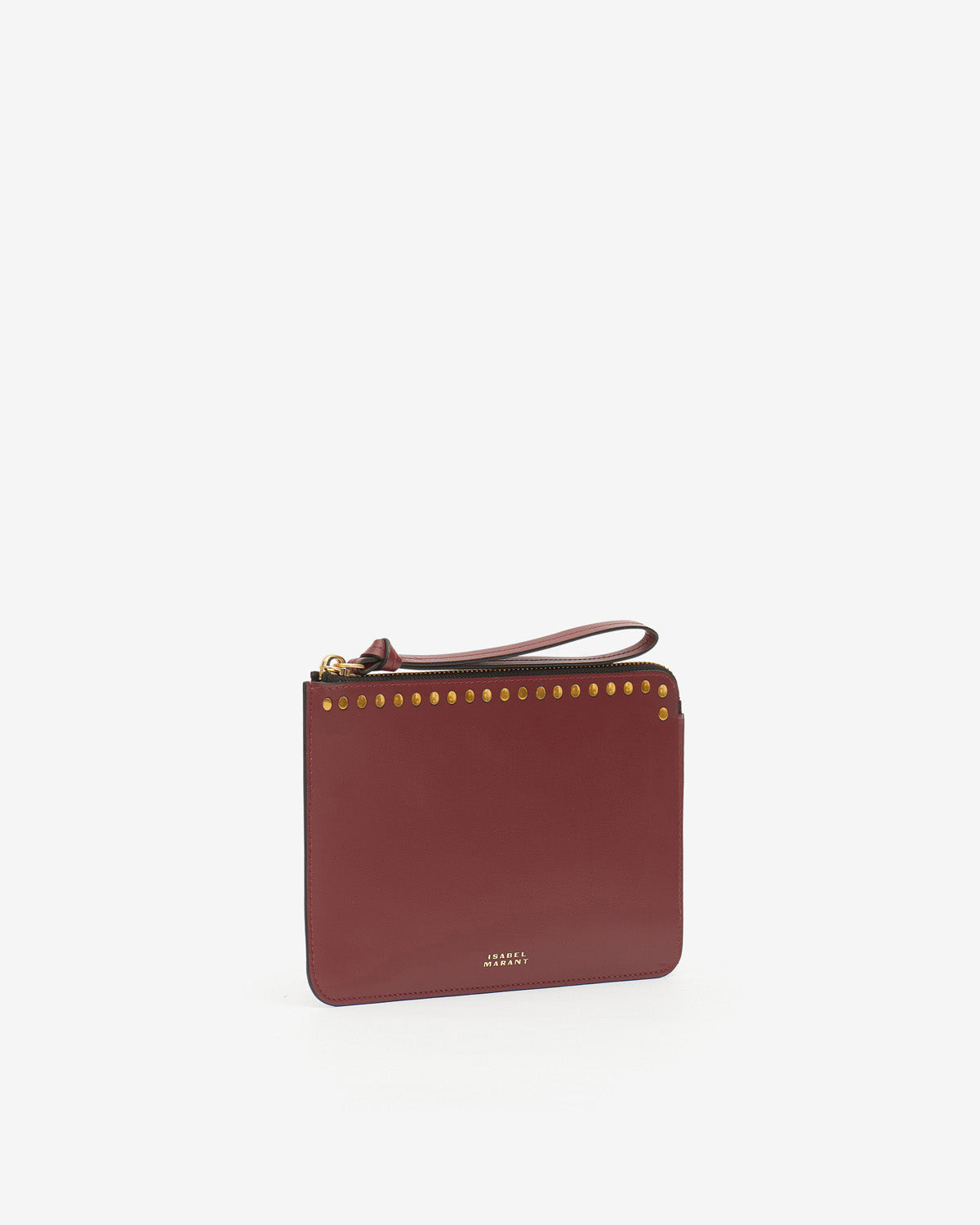 Flat Pouch Clutch - Women - Burgundy -