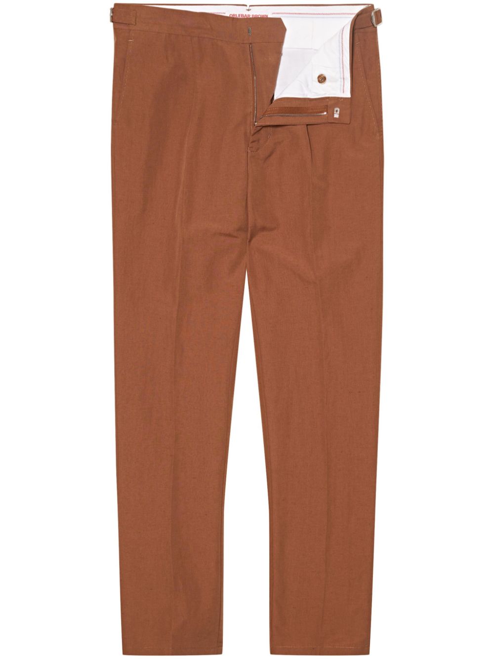 Buckle-strap detailing trousers
