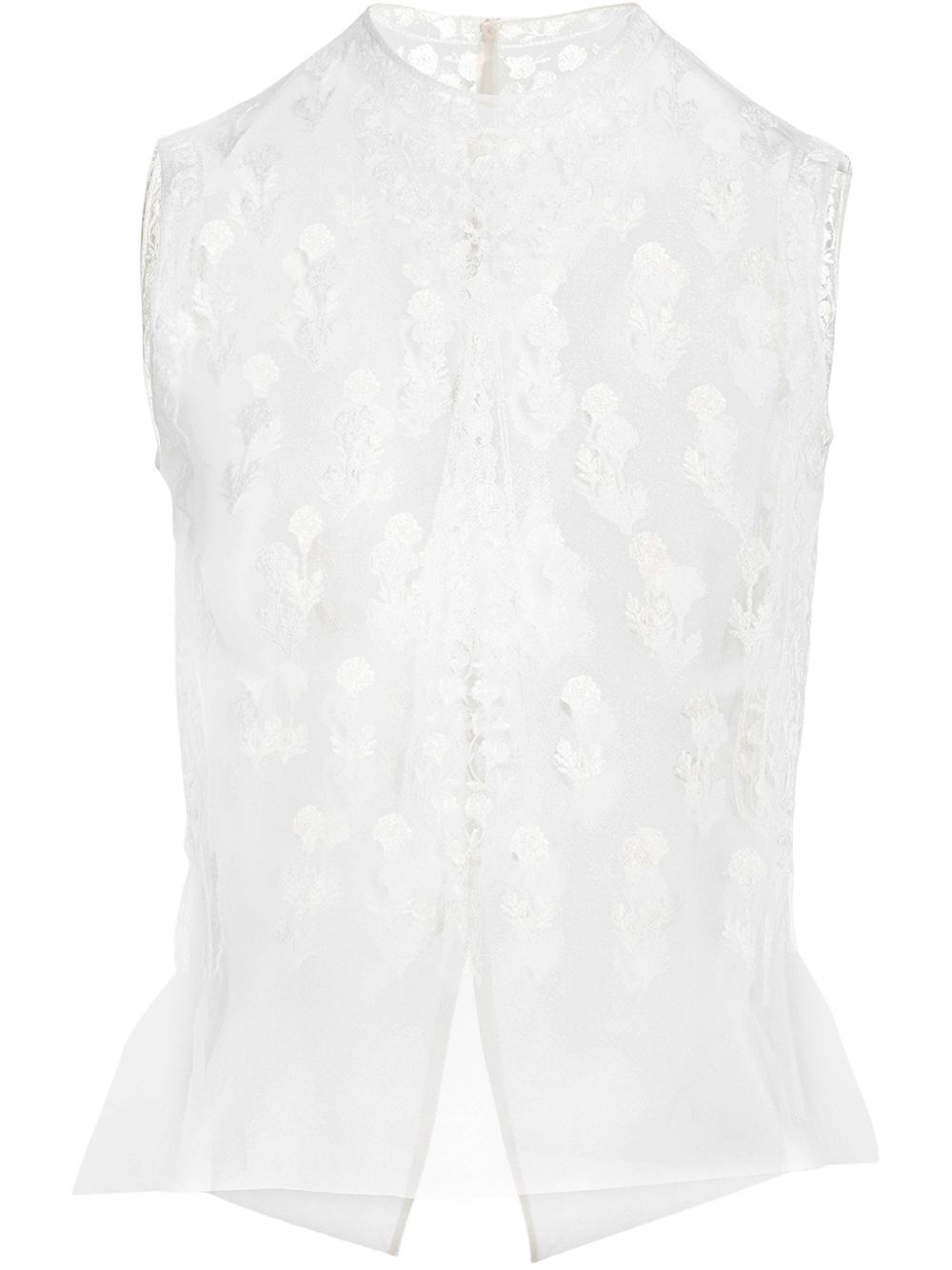 Giambattista Valli sleeveless top - White