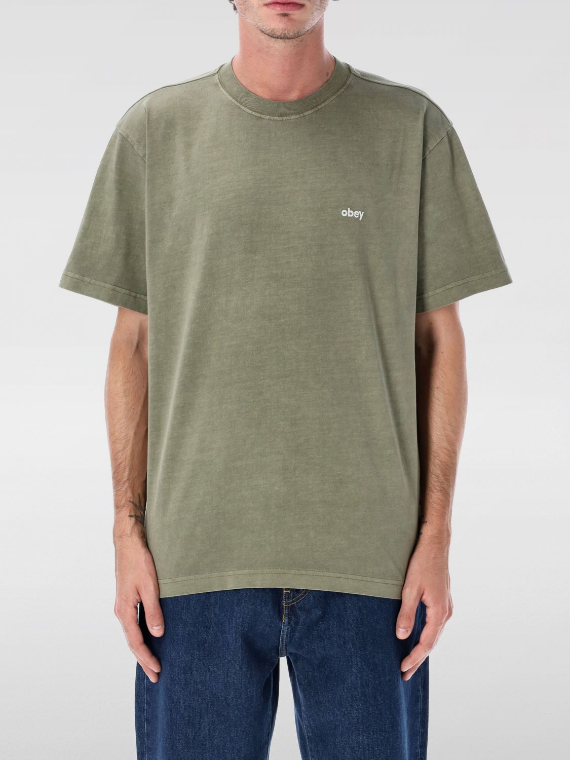 T-Shirt Men color Green