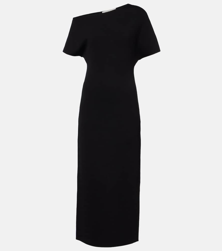 Róhe Knitted one-shoulder midi dress